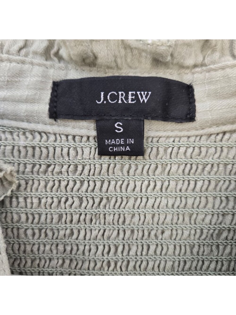 J. Crew Long Sleeve Soft Gauze Garden Top Size Small - Picture 3 of 6
